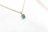 14K Gold Emerald & Diamond Pendent SKP39696E