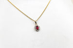 14K Gold Ruby & Diamond Pendent SKP39696R