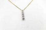 10ct Yellow Gold Lab Grown Diamond Set TDW 1ct pendent LGP47310