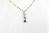 10ct Yellow Gold Lab Grown Diamond Set TDW 1ct pendent LGP47310