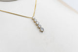 10ct Yellow Gold Lab Grown Diamond Set TDW 1ct pendent LGP47310