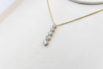 10ct Yellow Gold Lab Grown Diamond Set TDW 1ct pendent LGP47310