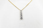 10ct Yellow Gold Lab Grown Diamond Set TDW 1ct pendent LGP47310