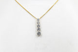 10ct Yellow Gold Lab Grown Diamond Set TDW 1ct pendent LGP47310