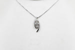 10K White Gold Diamond Pendent SKP39259