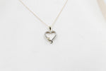 10ct Yellow Gold Diamond Heart Infinity Pendent SKP28116