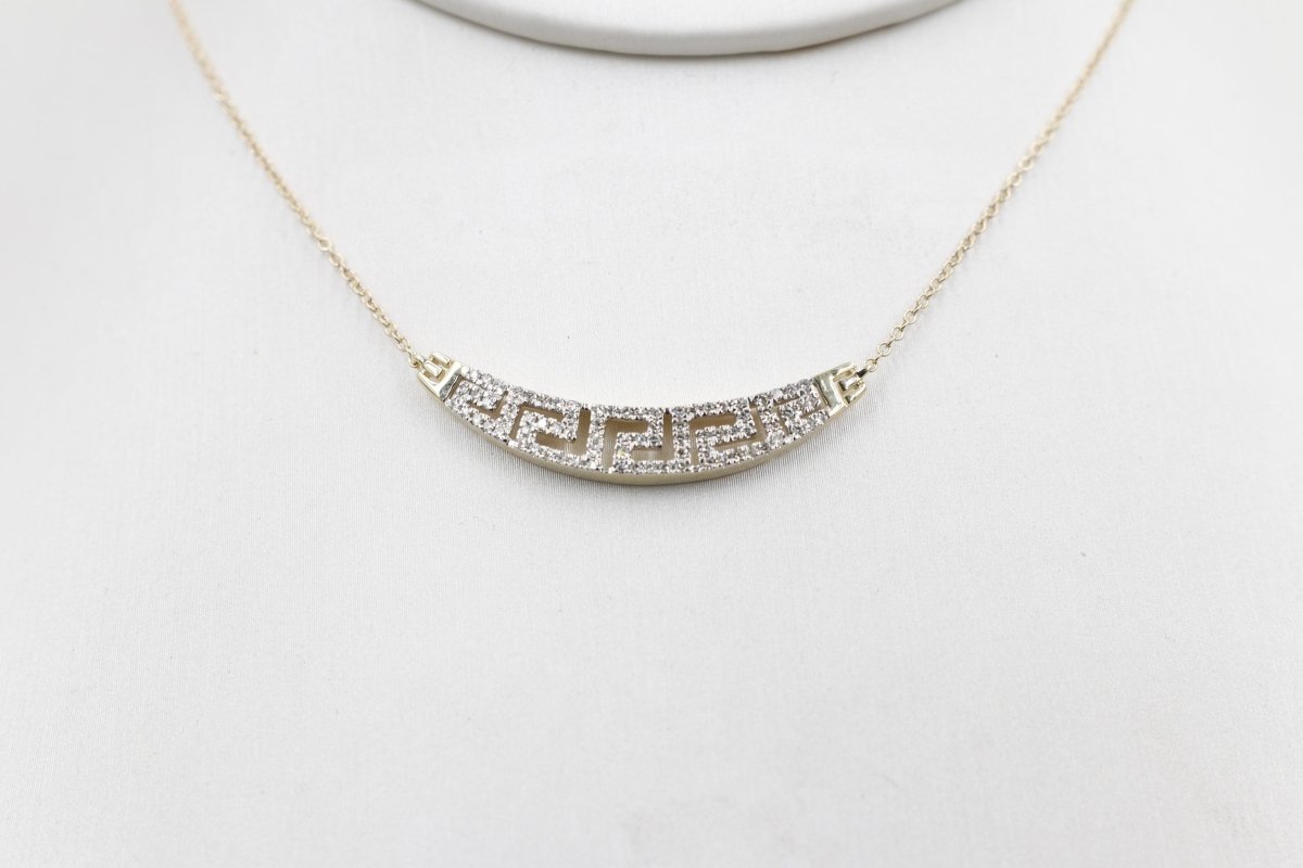 10ct Yellow Gold Diamond Fashion Pendent SKN45051