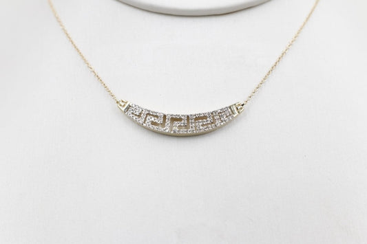10ct Yellow Gold Diamond Fashion Pendent SKN45051