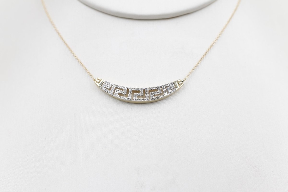 10ct Yellow Gold Diamond Fashion Pendent SKN45051