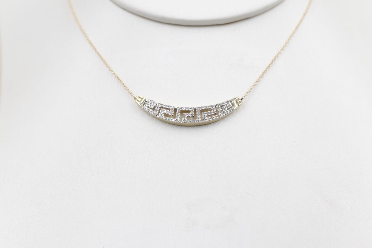 10ct Yellow Gold Diamond Fashion Pendent SKN45051