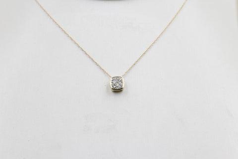 10ct Yellow Gold Diamond Fashion Pendent SKP41836