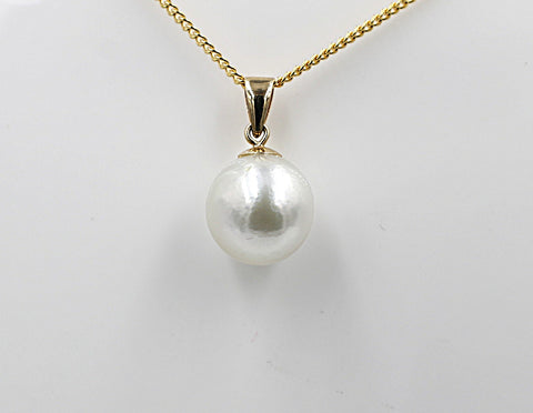9ct Gold Set South Sea Pearl 10mm SP05