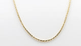 9ct Gold Italian Wheatsheaf Chain 45 50 55 60cms 129.9CH