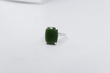 Stg Silver Ring with Greenstone SYR8091