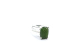 Stg Silver Ring with Greenstone SYR5638