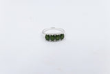 Stg Silver Ring with Greenstone SYR7993