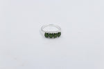 Stg Silver Ring with Greenstone SYR7993