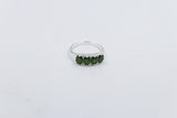 Stg Silver Ring with Greenstone SYR7993