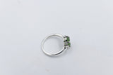 Stg Silver Ring with Greenstone SYR8088