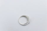 Stg Silver Ring with Greenstone SYR8102