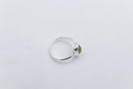 Stg Silver Ring with Greenstone SYR7888