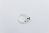 Stg Silver Ring with Greenstone SYR7888