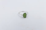 Stg Silver Ring with Greenstone SYR7759