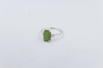 Stg Silver Ring with Greenstone SYR7759