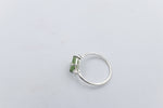 Stg Silver Ring with Greenstone SYR7759