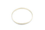 9ct Yellow Gold Solid Bangle 69mm ALX075
