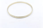 9ct Yellow Gold Solid Bangle 69mm ALX075