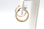 9ct Gold 6mm Wide Hoops  150BC456/99
