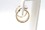 9ct Gold 6mm Wide Hoops  150BC456/99