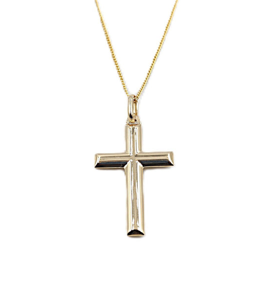 9ct Gold Cross 32mm 32PCV023