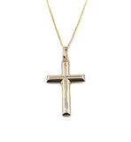 9ct Gold Cross 32mm 32PCV023