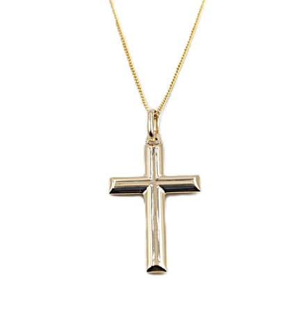 9ct Gold Cross 32mm 32PCV023