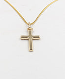 9ct Gold Cross 18mm 18PCV001