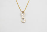 9ct Gold Infinity pendent P3007-DC
