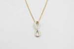 9ct Gold Infinity pendent P3007-DC
