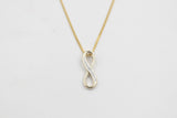 9ct Gold Infinity pendent P3007-DC