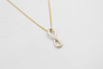 9ct Gold Infinity pendent P3007-DC