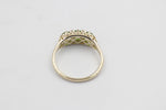 9ct Gold New Zealand Greenstone & Diamond Ring SYR7986G