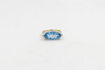 9ct Gold Blue Topaz Fashion Ring