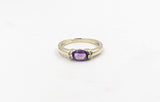 9ct Gold Amethyst Fashion Ring SYR8125