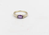 9ct Gold Amethyst Fashion Ring SYR8125
