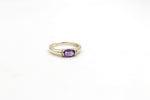 9ct Gold Amethyst Fashion Ring SYR8125