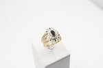 9ct Gold Trio Set with Sapphire and Diamond SYR1740