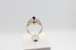 9ct Gold Trio Set with Sapphire and Diamond SYR1740