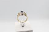 9ct Gold Trio Set with Sapphire and Diamond SYR1740