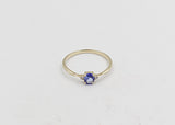 9ct Gold Tanzanite & Diamond ring SYR8197